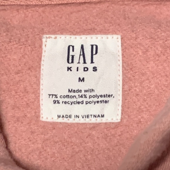 Gap Kids Girls Rose Colored Hoodie, EUC, Size Medium - Picture 2 of 9